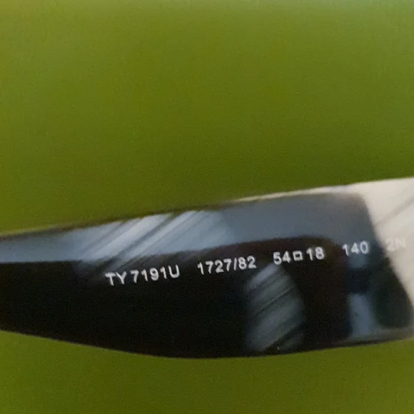 Tory Burch Black and White Women's Sunglasses - Picture 9 of 10